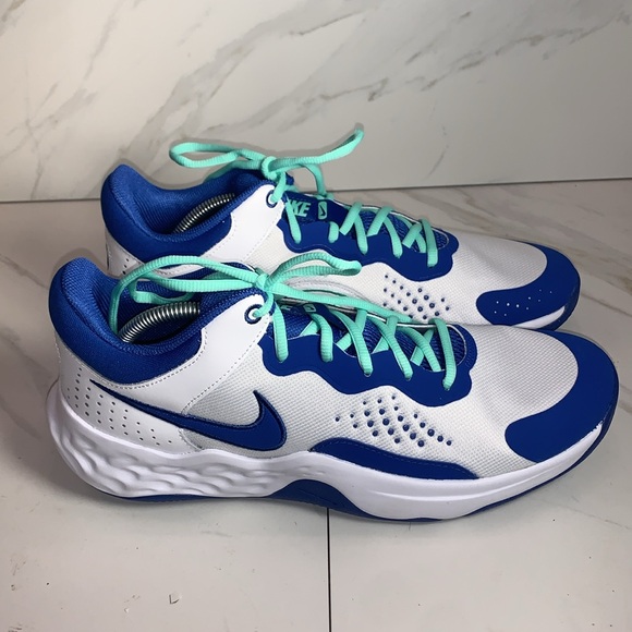 NIKE FLY.BY MID 3 WHITE/GAME ROYAL-GREEN GLOW SIZE MEN'S 12 [DD9311-102]with box - Picture 2 of 7